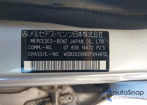 1998 Mercedes Benz 240 z USA, uszkodzony, nr VIN WDB2020862F644612